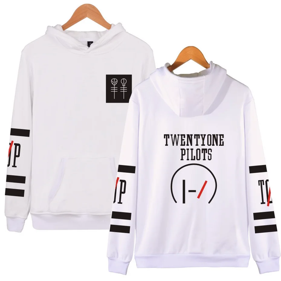 Мужские и женские толстовки ZOGAA Twenty One Pilots в стиле хип-хоп с музыкальным символом