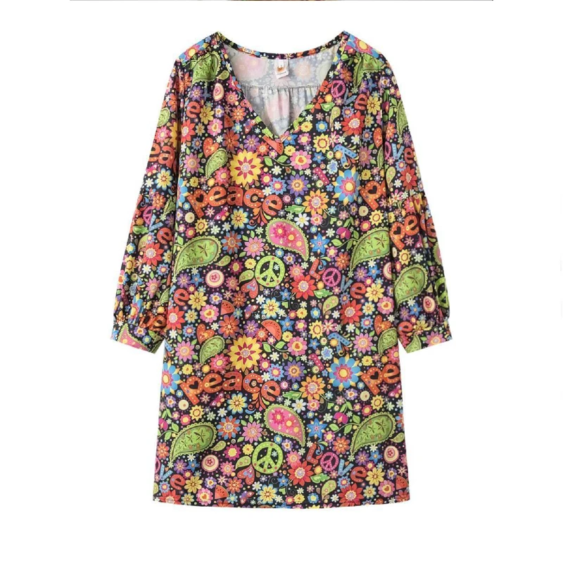 

Spring And Summer New Popular V-Neck Long Sleeve Party Women Plus Size Lace Casual Elegant Green Dress Autumn Vestido Vfemage