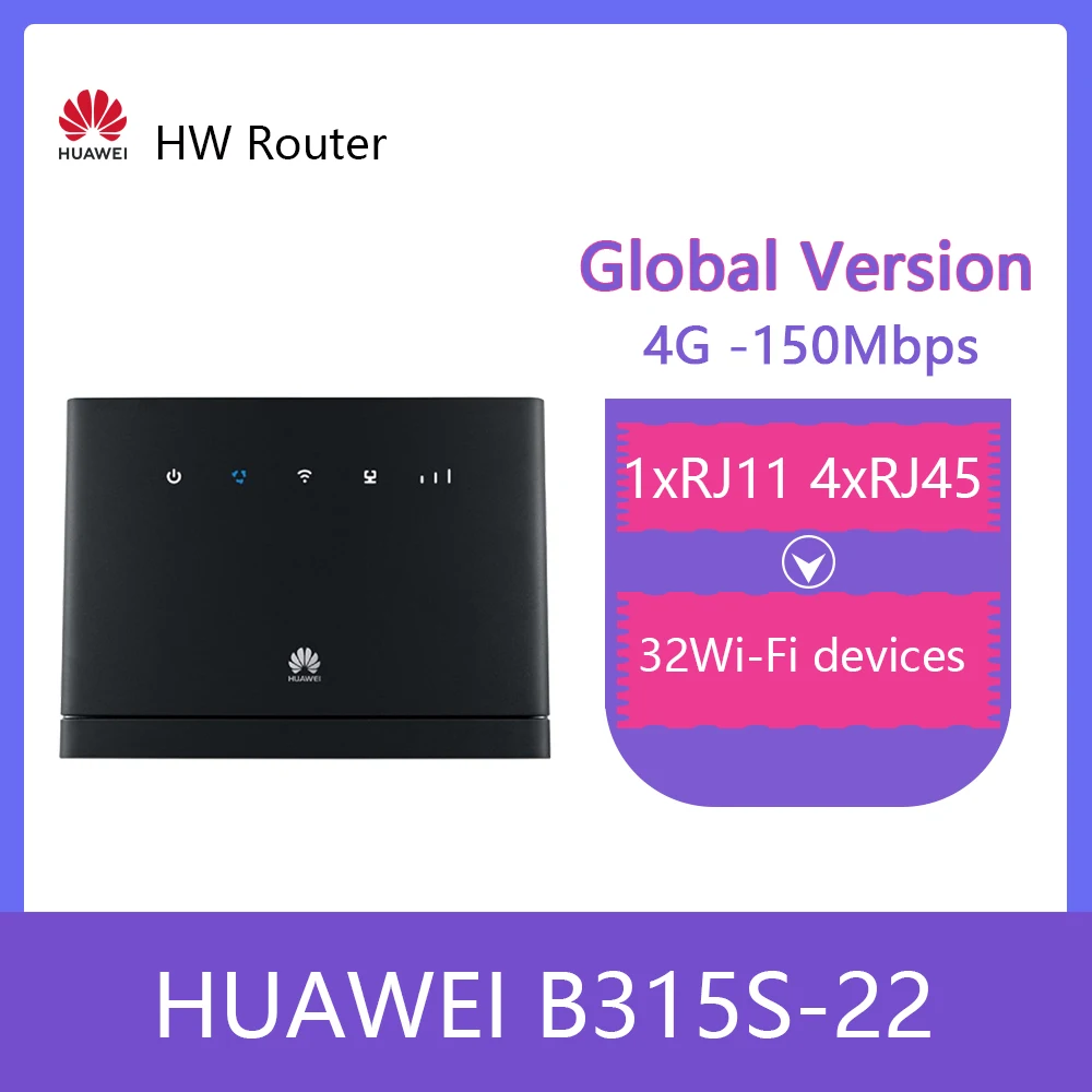    Huawei 4G,  B315,    4G CPE,        Sim-, PK B310