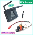 5,8G 4,3 дюймов для монитора с видом от первого лица 480*272 собран в батарея с 400 передатчик mW fpv Lancher и 2,1 мм объектив PAL  NTSC 1500TVL камера