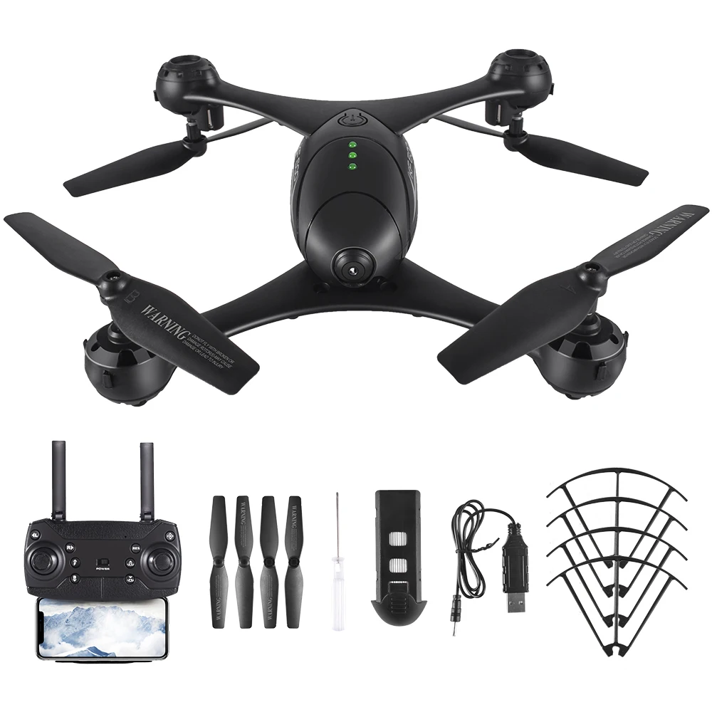 Квадрокоптер KF600 с HD FPV и Wi-Fi двойная камера стабилизация высоты VS XS809HW E58 E511 |