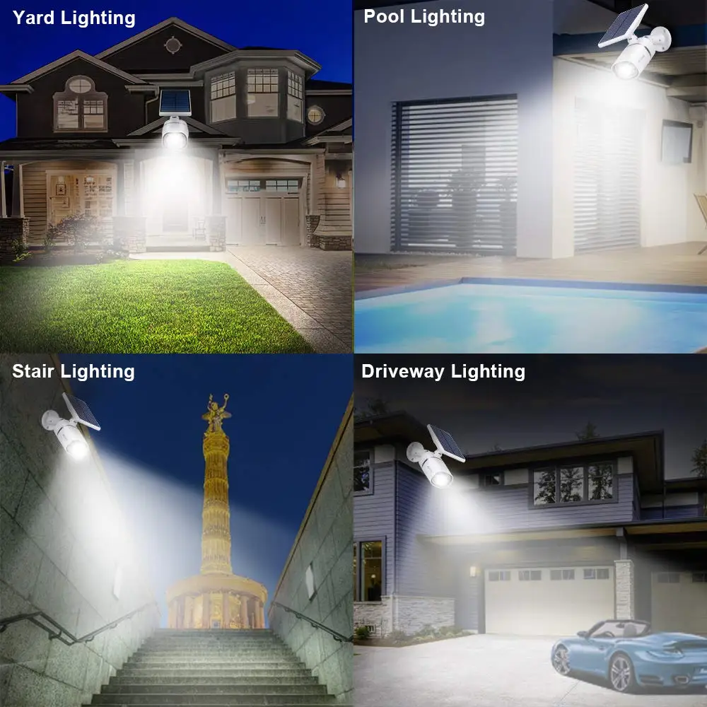 Светодиодный фонарь для наружного видеонаблюдения с датчиком движения IP66