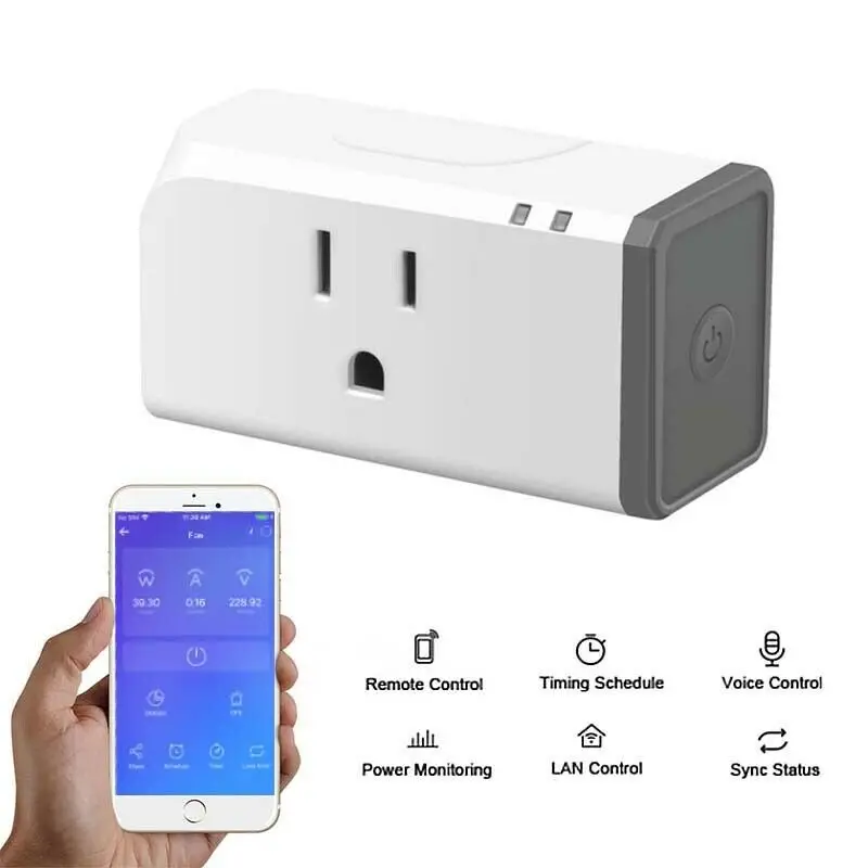 Домашний S31 Smart Mini розетки США 16A Беспроводной WI FI дистанционного Управление