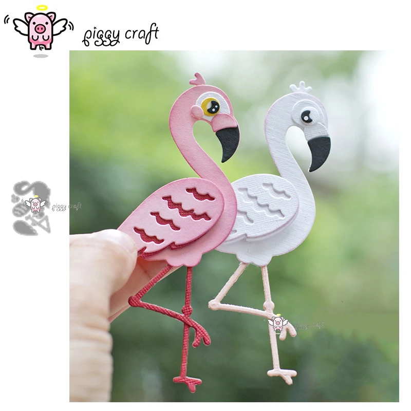 Piggy Craft metal cutting dies cut die mold New Flamingo decoration Scrapbook paper craft knife mould blade punch stencils dies