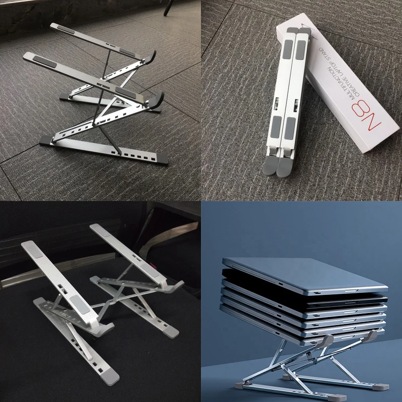 Регулируемая подставка для планшета складная ноутбука из алюминиевого сплава