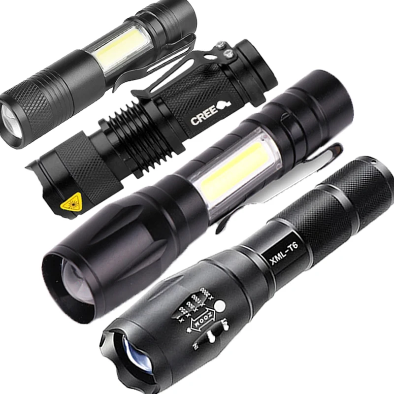 

LED Flashlights Portable 5 Modes Bicycle Flashlight Camping Torch Zoomable Hand Light Waterproof Torch Pocket Flashlight