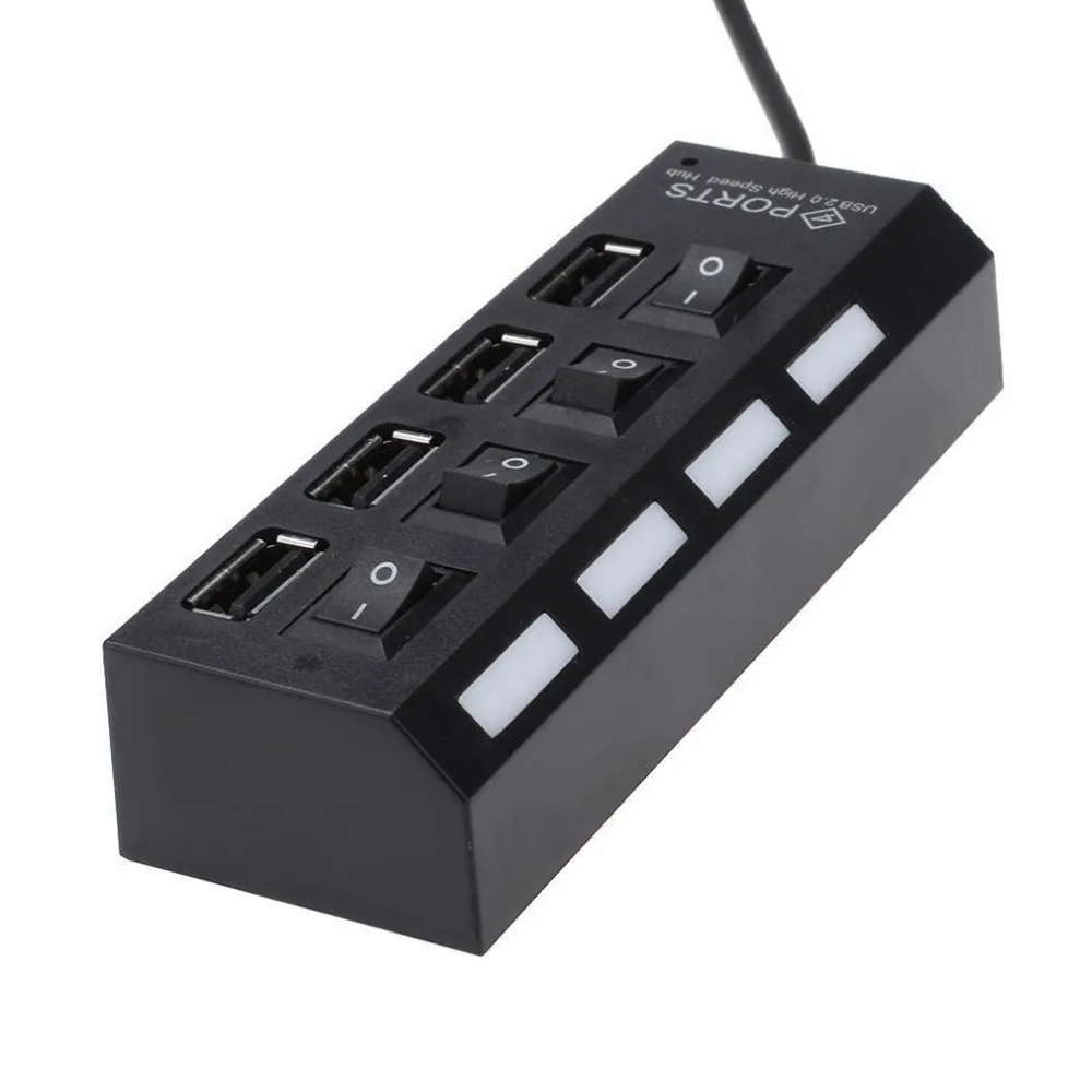 Новейший Plug and Play тонкий и светильник высокоскоростной 4 порта USB 2 0 интерфейс