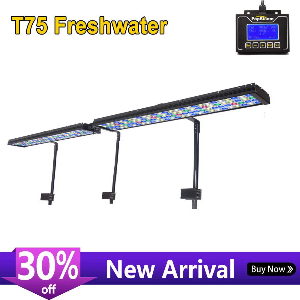 Аквариумная Светодиодная лампа DSunY 2 шт. аквариумный светильник резервуар для