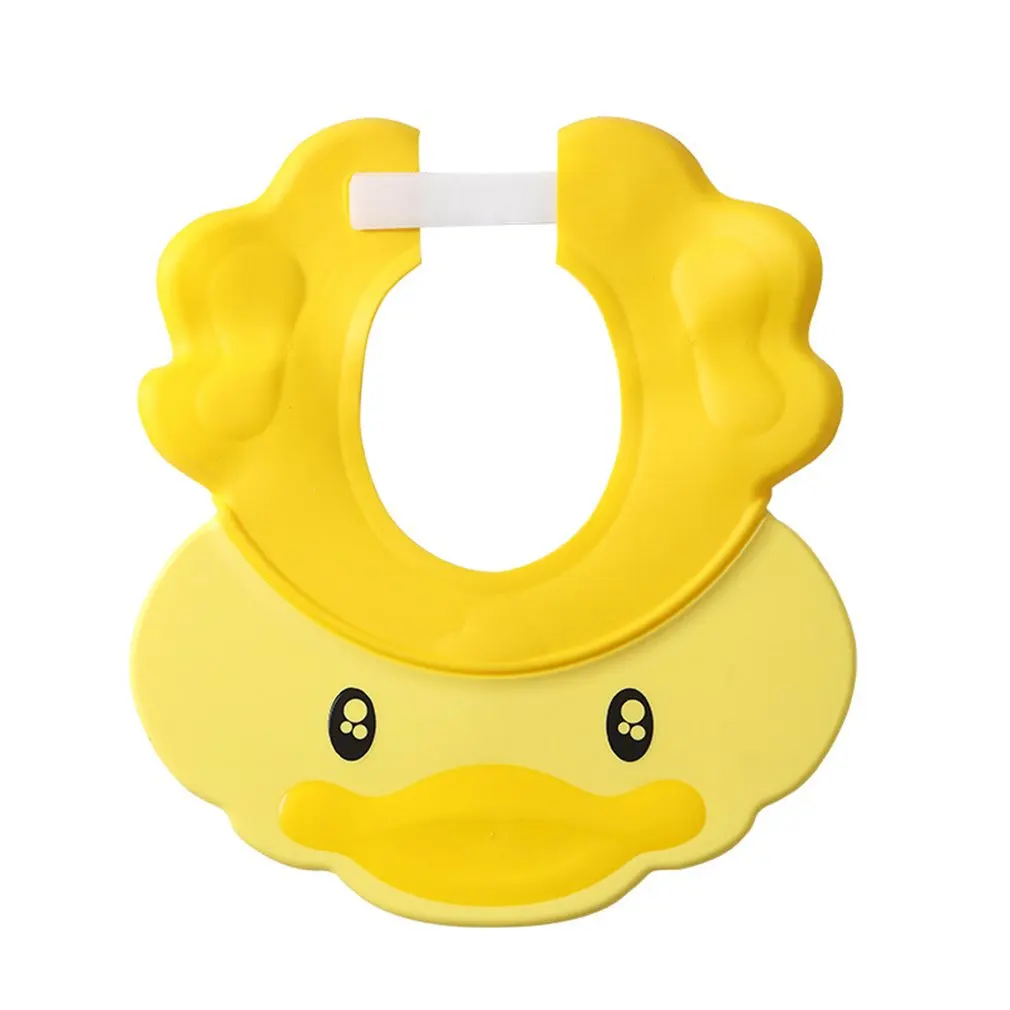 

Children's Adjustable Ear Protection Shower Cap Silicone Shampoo Cap Non-toxic Soft Elastic Durable Cap