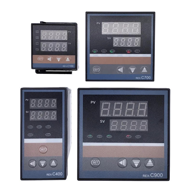 

REX-C100 PID intelligent temperature controller REX C100 C400 C700 C900 Thermostat SSR Relay output