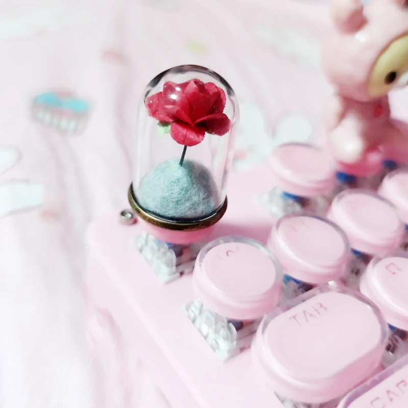 

Handmade diy Round square base r4 Keycaps For MX Switches Square mechanical keyboard caps Single