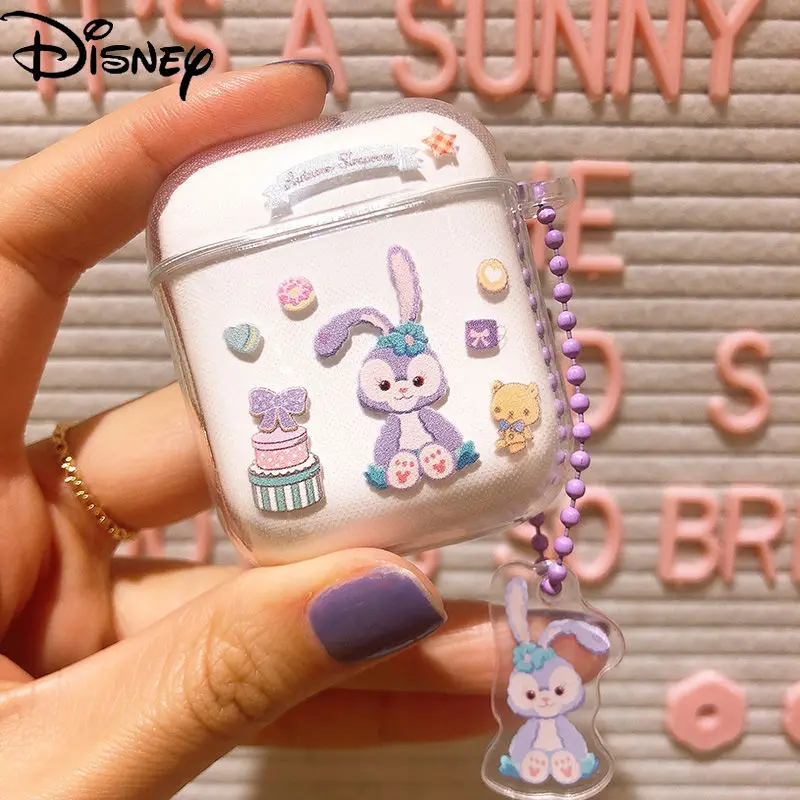 

Disney cute Duffy bear airpods2 protective cover pro3 earphone shell transparent soft shell silicone