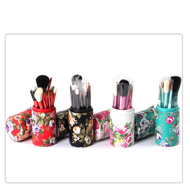 

Women Makeup Brush 2020 Beauty Facial Cylinder Cosmetic Brush Container High Quality Make Up Brush Holder