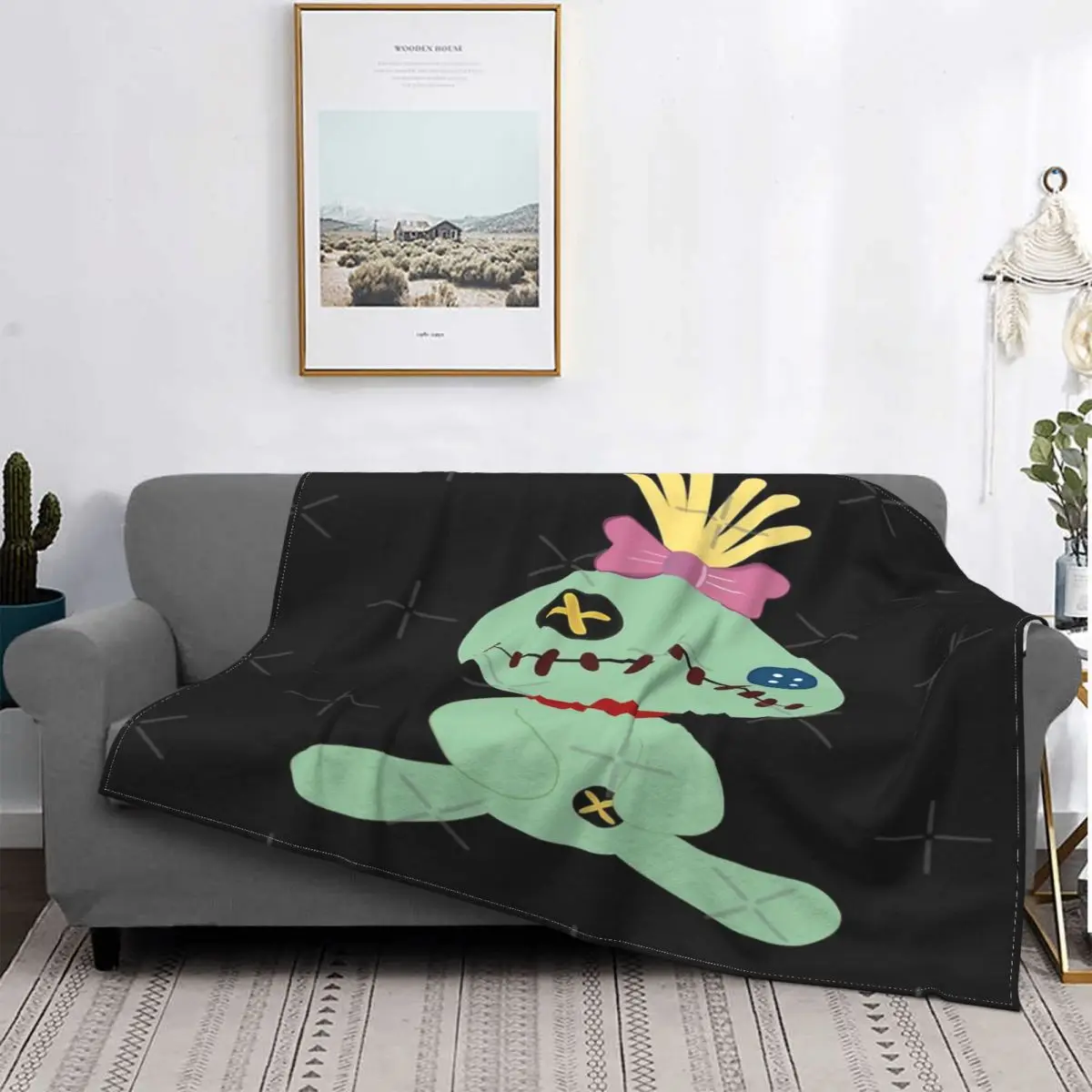 Scrump-colcha de felpa para cama edredones a cuadros Anime manta polar mantas camas | Дом и сад