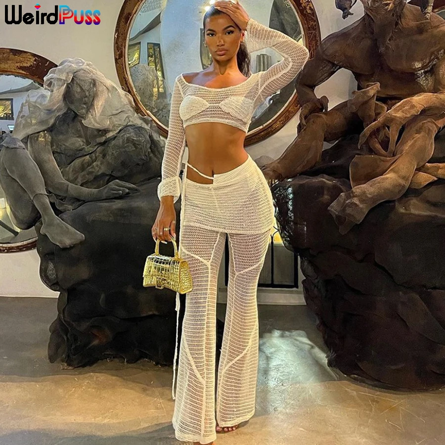 

Необычный сексуальный женский комплект из 2 предметов с пушистыми вырезами, прозрачный укороченный топ с вырезом лодочкой + бандажные раскл...