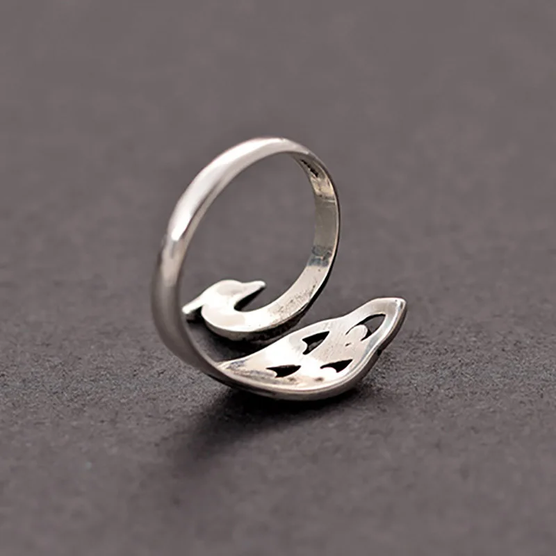 Женские браслеты и из настоящего серебра 990 пробы элегантные с павлином Фениксом