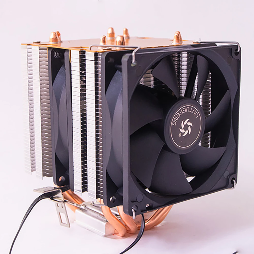 Кулер для процессора SNOWMAN кулер ЦП с 6 тепловыми трубками 4 Pin PWM RGB ПК тихий Intel LGA 2011