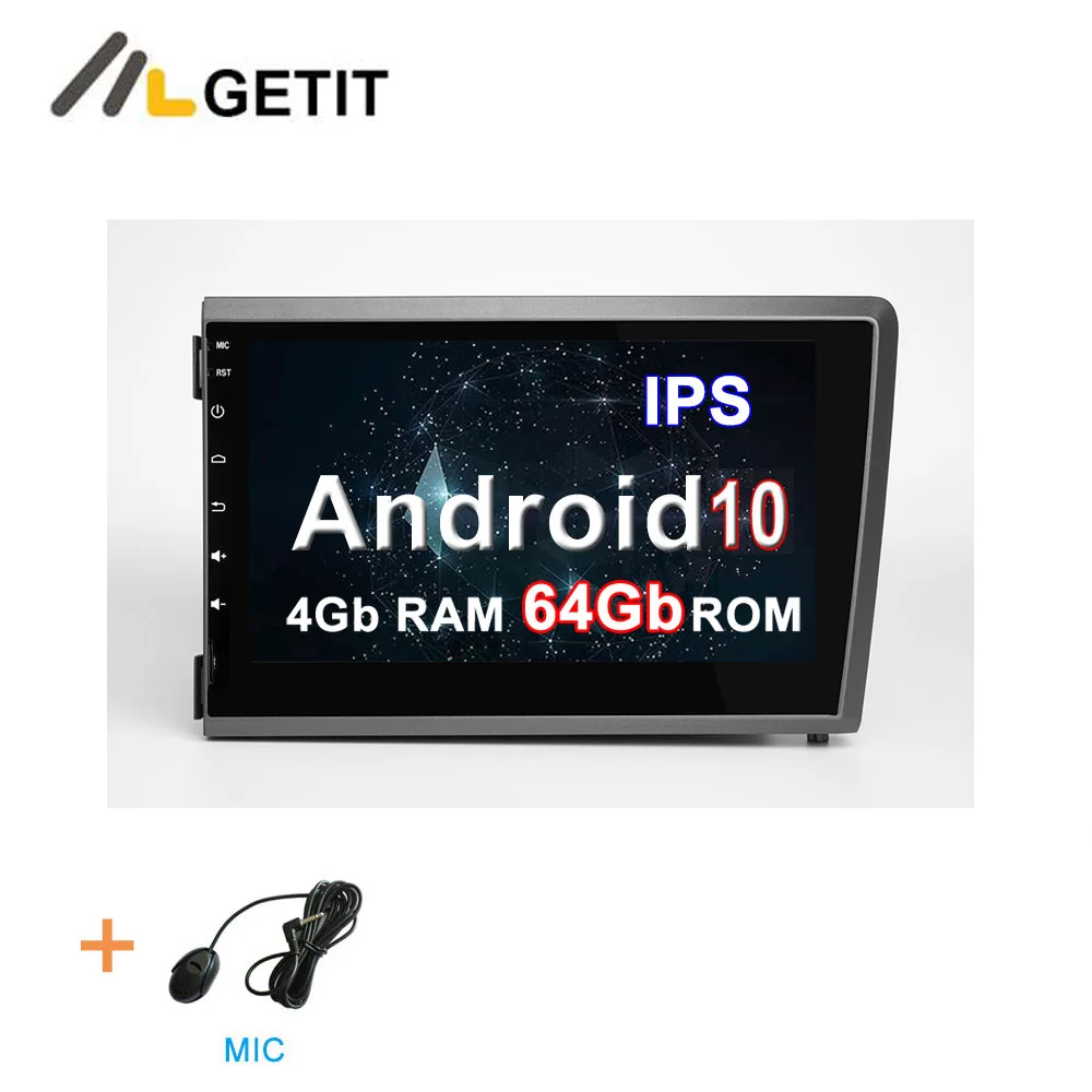 4G RAM - 64G ROM DSP ips rom Android 10 Автомобильный DVD стерео Мультимедиа Радио gps для Volvo S60 V70 XC70 2000-2004 - Цвет: 4G RAM - 64G ROM