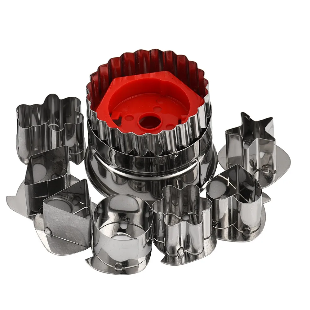 Набор из 8 форм для выпечки и вырезания кулинарных изделий "Mix Shaped Biscuit Sugar Craft DIY Foondant Cake Cutter Tools Stainless Steel Egg on".