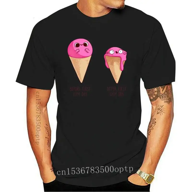 

New Kawaii T shirt Mama Daughter Clothes Before After FIRST GYM DAY Cute Ropa Mujer Fashion Funny Pretty T-shirt Harajuku Tshirt