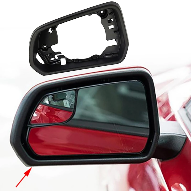 

Рамка зеркала заднего вида для автомобиля, боковое крыло, зеркальный корпус, отражатель, чехол подходит для Ford Mustang US Version 2015-2020