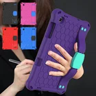 Чехол для планшета Samsung Galaxy Tab A S7 S6 Lite S5E 4 10,4 10,1 8,0 8,4 SMT510 T290 T387, Силиконовый противоударный чехол с кронштейном