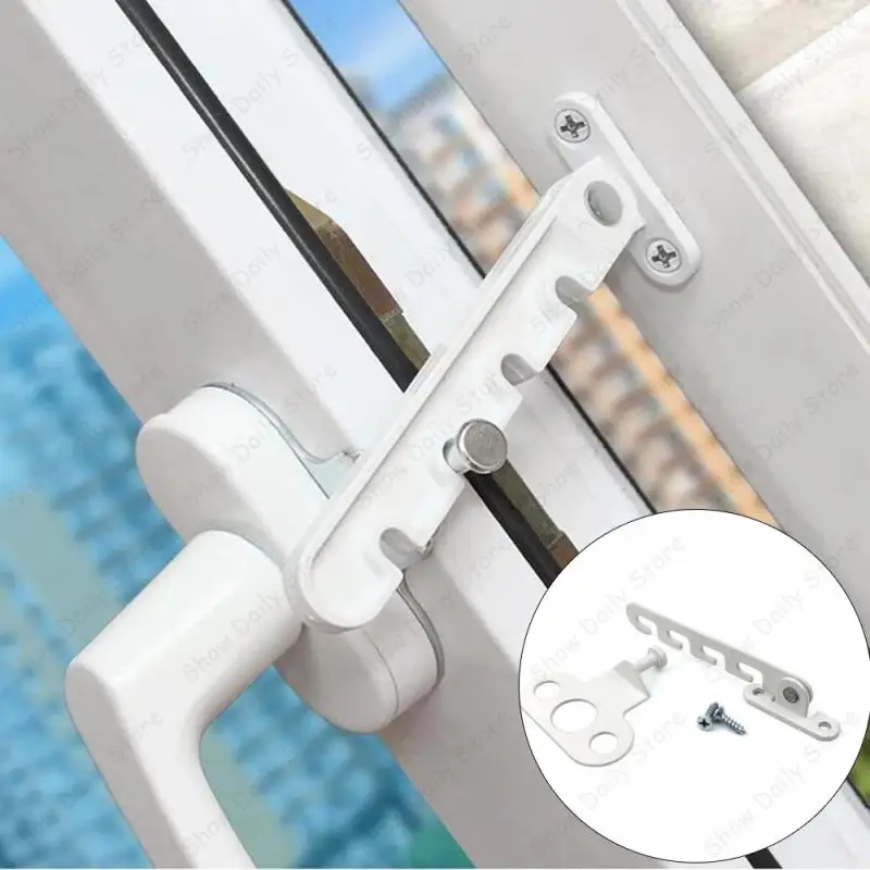 

Door And Window Limit Wind Hook Ventilation Limiter Retainer For Child Safety Wind Brace Bracket Lock Latches Easy Installation