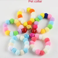 pet dog cat christmas colorful collar with bell