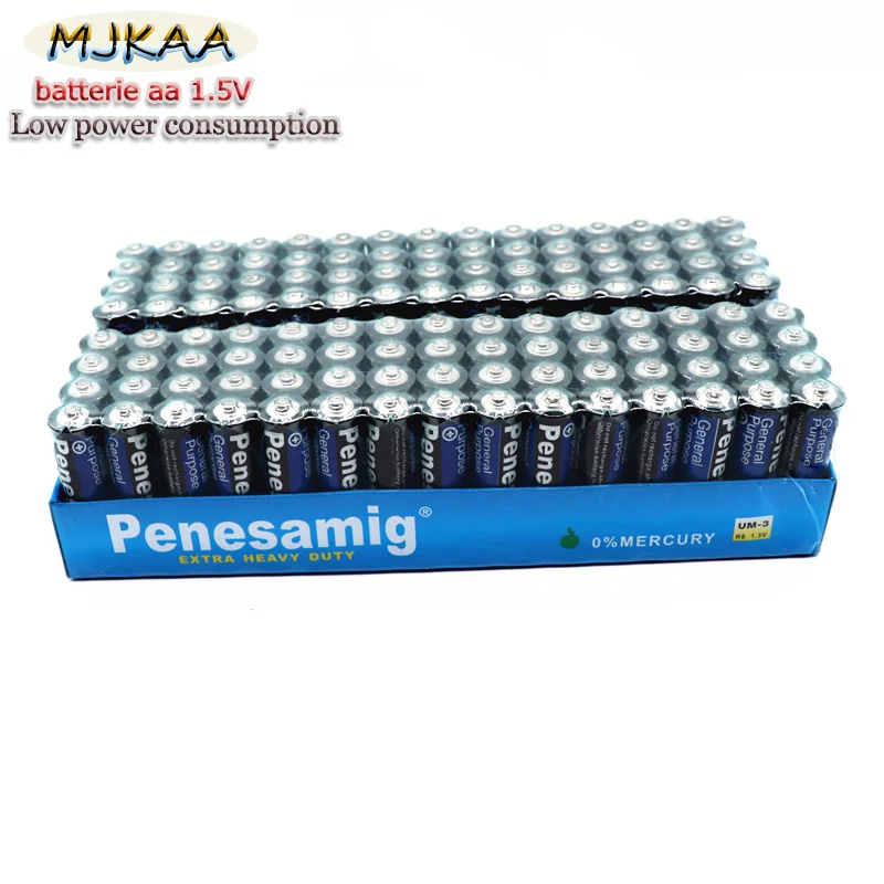 Новый дешевый MJKAA 60 шт. AA 1 5 V R6 R06 углеродный сухой aa аккумулятор для