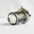 H6 BA20D H4 светодиодные мотоциклетные фары с линзами, двухцветные, дальнийближний свет, противотуманные фары, аксессуары для мотоциклов