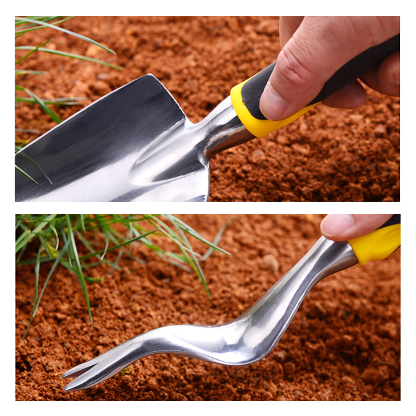 

Garden shovel aluminum alloy tool set, mixed function,mini five-piece weeding farm plant transplantation set,garden parts tools