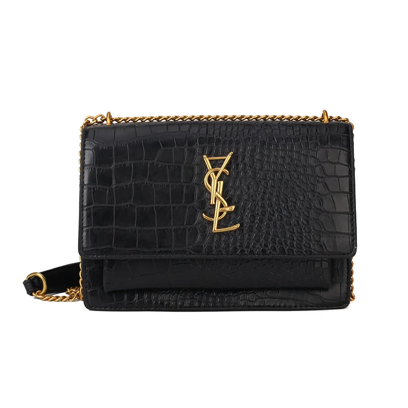 

women Shoulder Bag New Fashion Retro Simple PU Diagonal Chain Small Square Bag