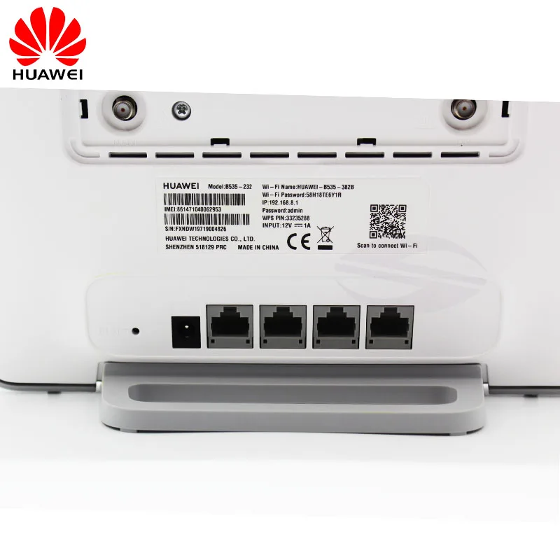 Разблокированный новый HUAWEI B535 B535-232 4G беспроводной маршрутизатор LTE с антенной Wi-Fi