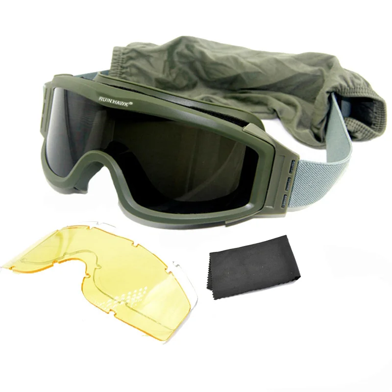 Военные солнцезащитные очки мужские тактические армейские для пейнтбола