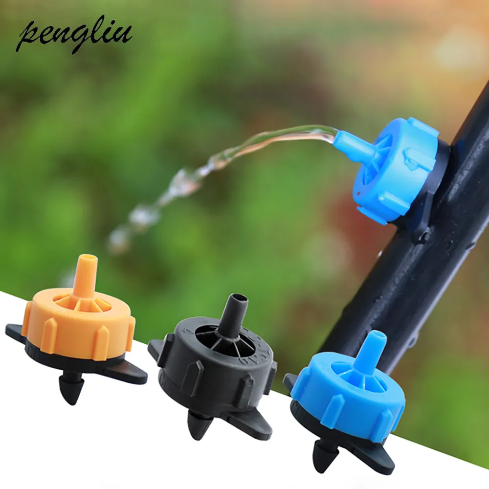 

20-pack 4L/8L Fixed Flow Dripper For Watering Potted Plants and Beds of Flowers Pressure Compensation Drop Head