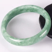 genuine natural green jade bangle bracelet chinese hand carved fashion charm jewelry accessories amulet men women lucky gifts