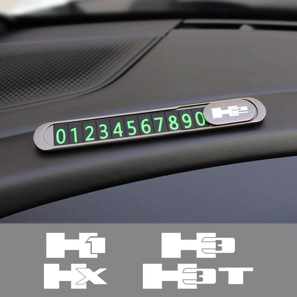 1 шт. Автомобильная Временная парковочная карта для Hummer H1 H2 H3 H3T HX HEV автомобильная