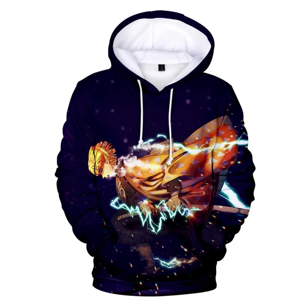 

3D Printed anime Demon Slayer Classic Hoodies Men/Women Sweatshirts Cartoon Harajuku Demon Slayer 3D Hip Hop Long Sleeve Hoodies