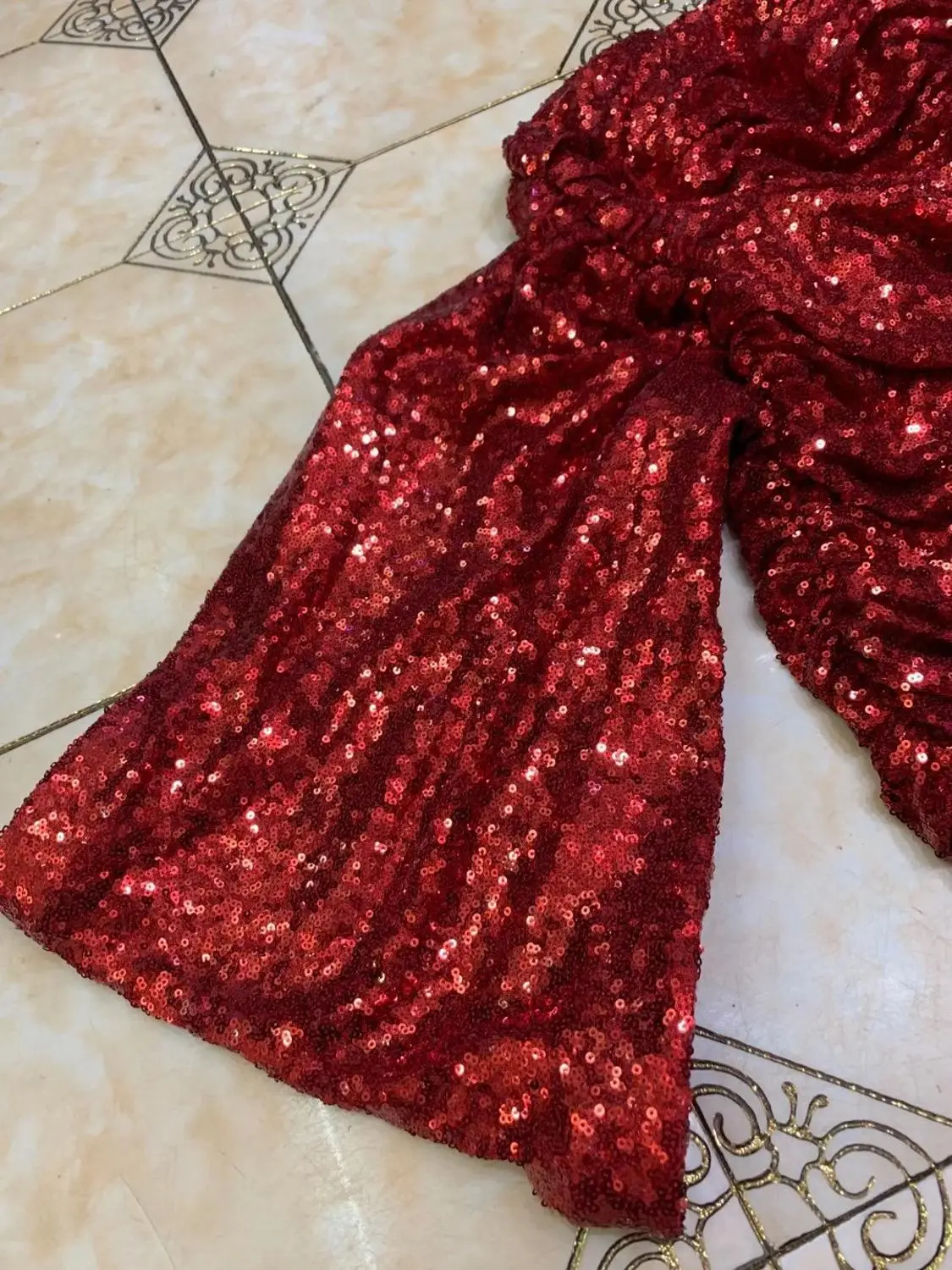 

Top Quality Summer Fashion Sexy Mesh Sequins Glitter Sparkly Christmas Dress 2020 Elegant Evening Elegant Party Dress