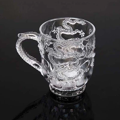 LED Flashing Color Change Water Activated Light Up Dragon Beer Whisky Cup Mug | Дом и сад