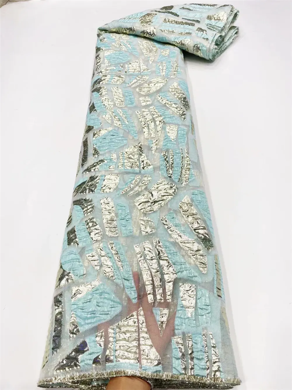 

Black Organza French Lace Fabric High Quality African Lace Fabric Embroidery Jacquard Brocade Tissue For Women Wedding sew N3073