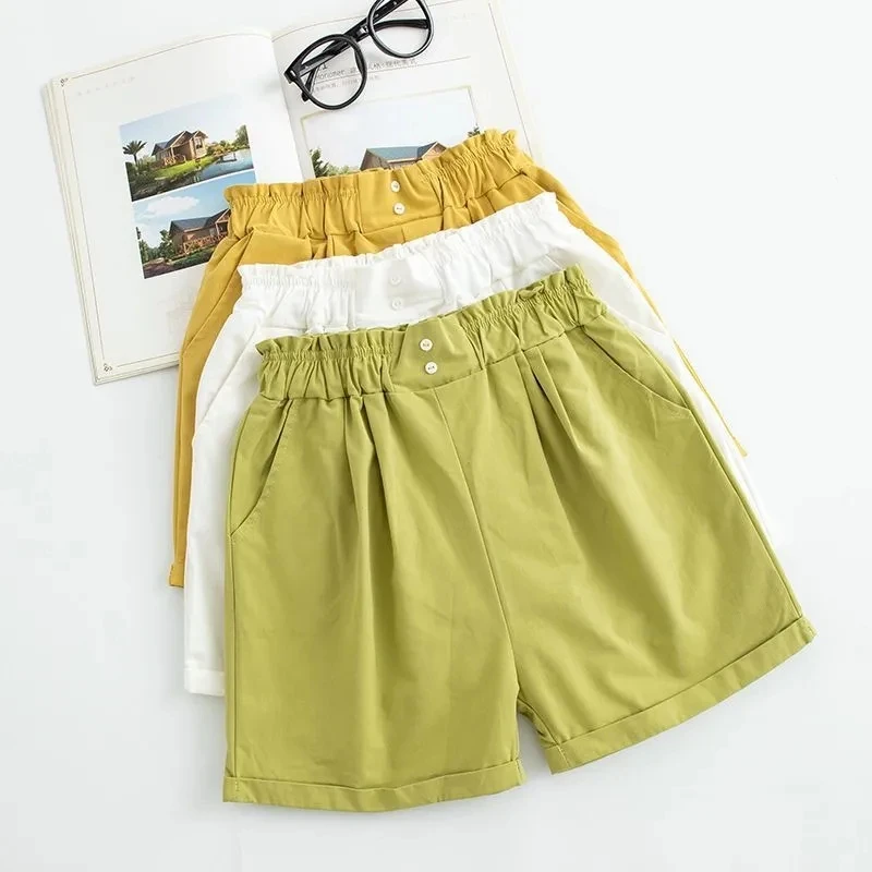 

baby kids Girls Shorts New Summer children's foreign style high waist loose shorts girls versatile fashion hot pants P4 378