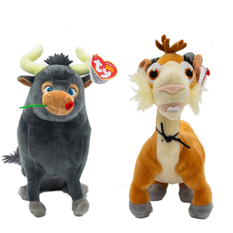 Ty Beanie плюшевая кукла животное из козы коллекция приключения быка Фердинанд