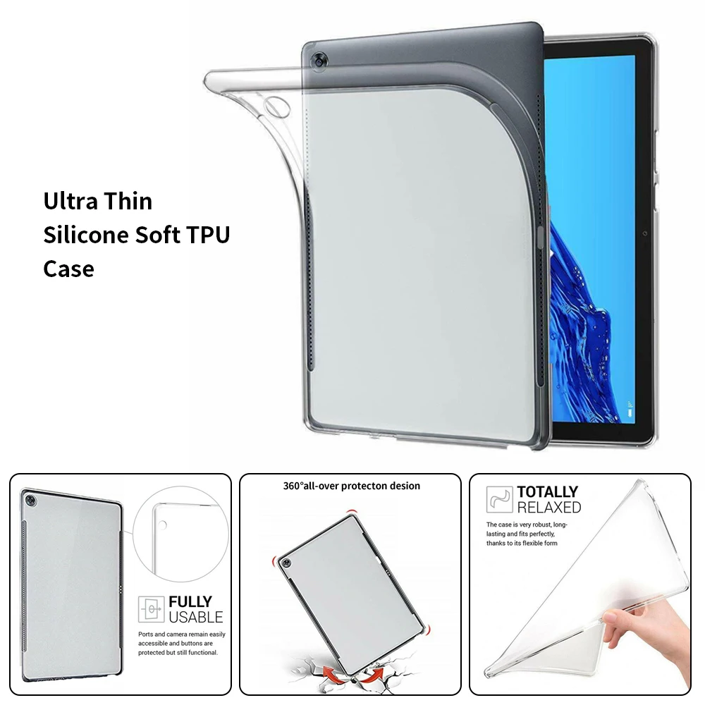 Чехол для планшета Lenovo Tab M8 HD M10 FHD Plus M7 TB-X606F TB-X606X TB-8705F TB-8505F TB-X605F 7305F мягкий чехол из