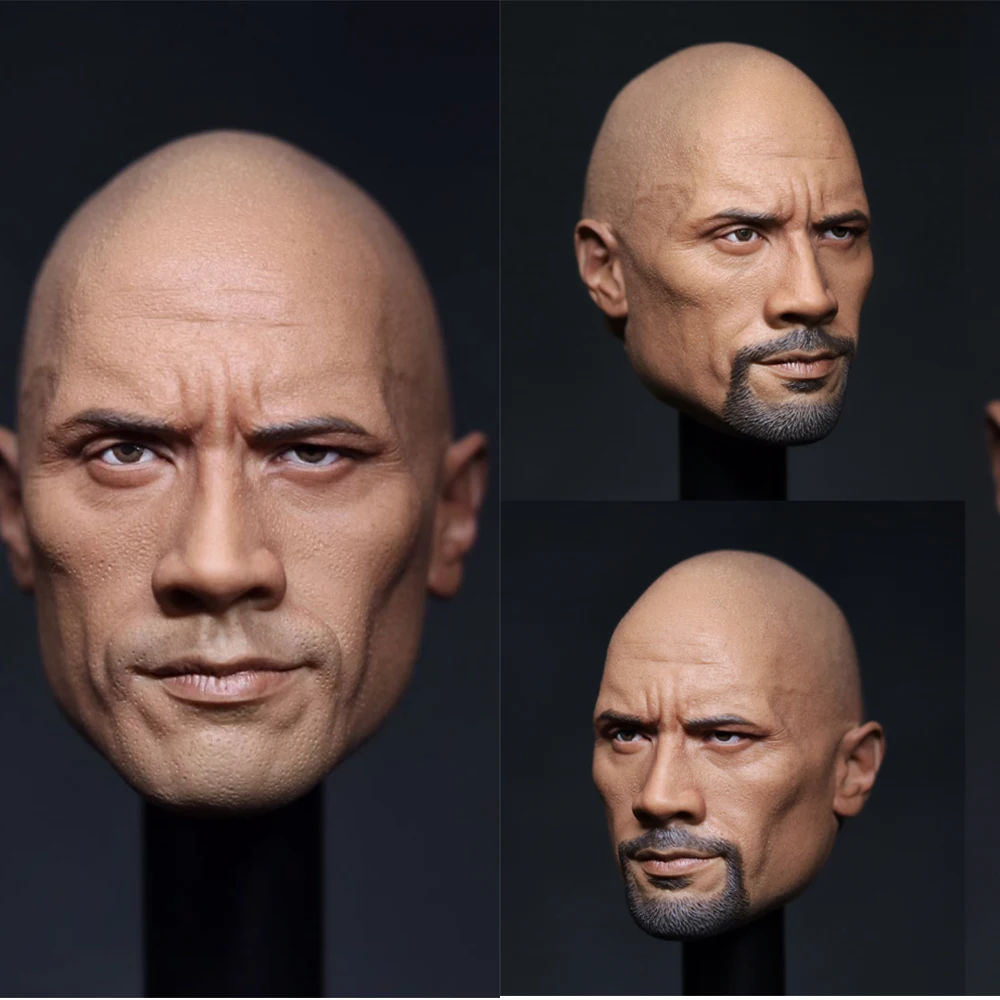 Eleven 1/6 Mr. Stone Johnson Head Carved Soldier Doll Model Hand-made Head Sculpt For 12 Inch Body In Stock