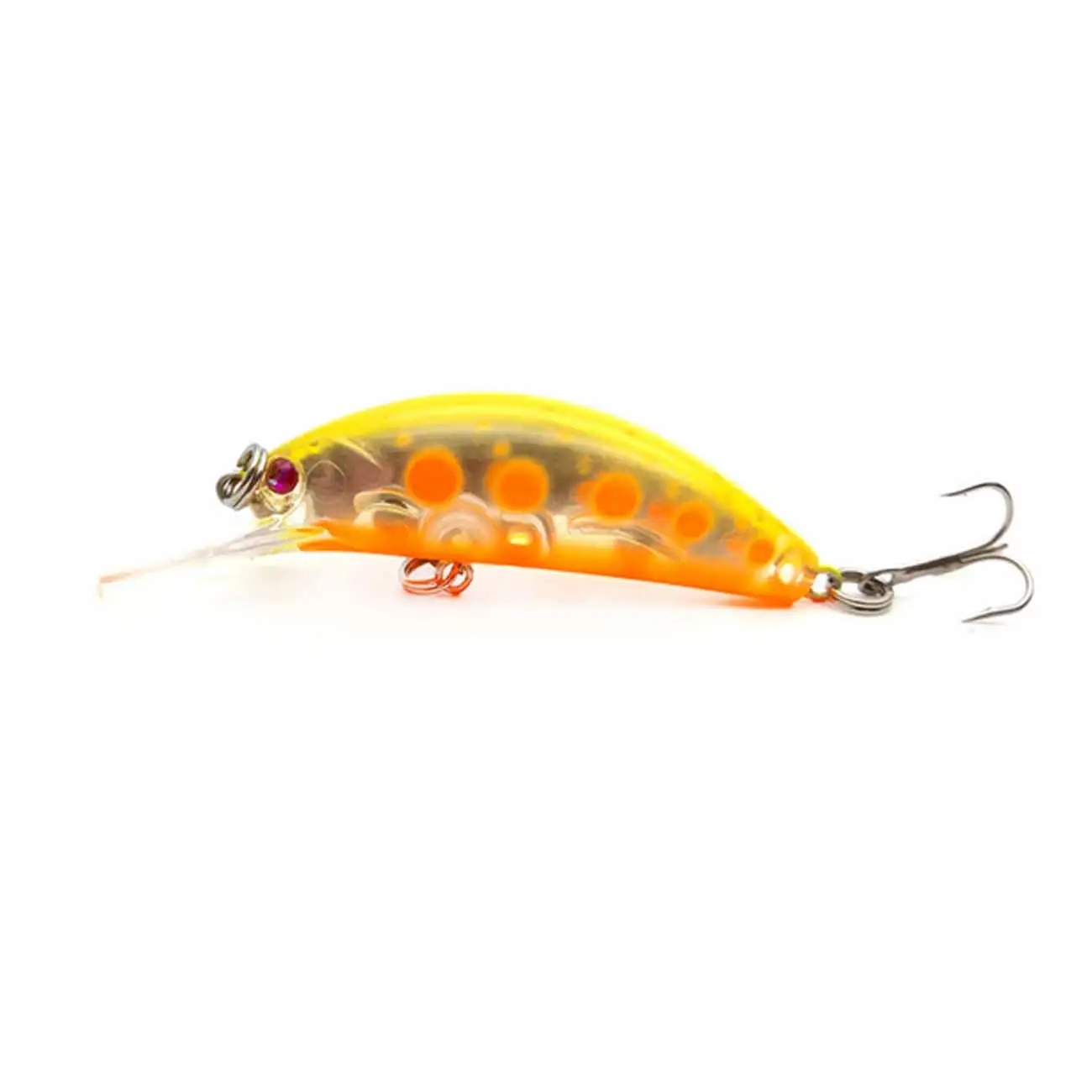 

Reflective 3DS Colorful Mini Minnow Fishing Lure 5cm 2.0in 4g 0.1oz Lifelike Colorful Peche Classic Fishing Bait
