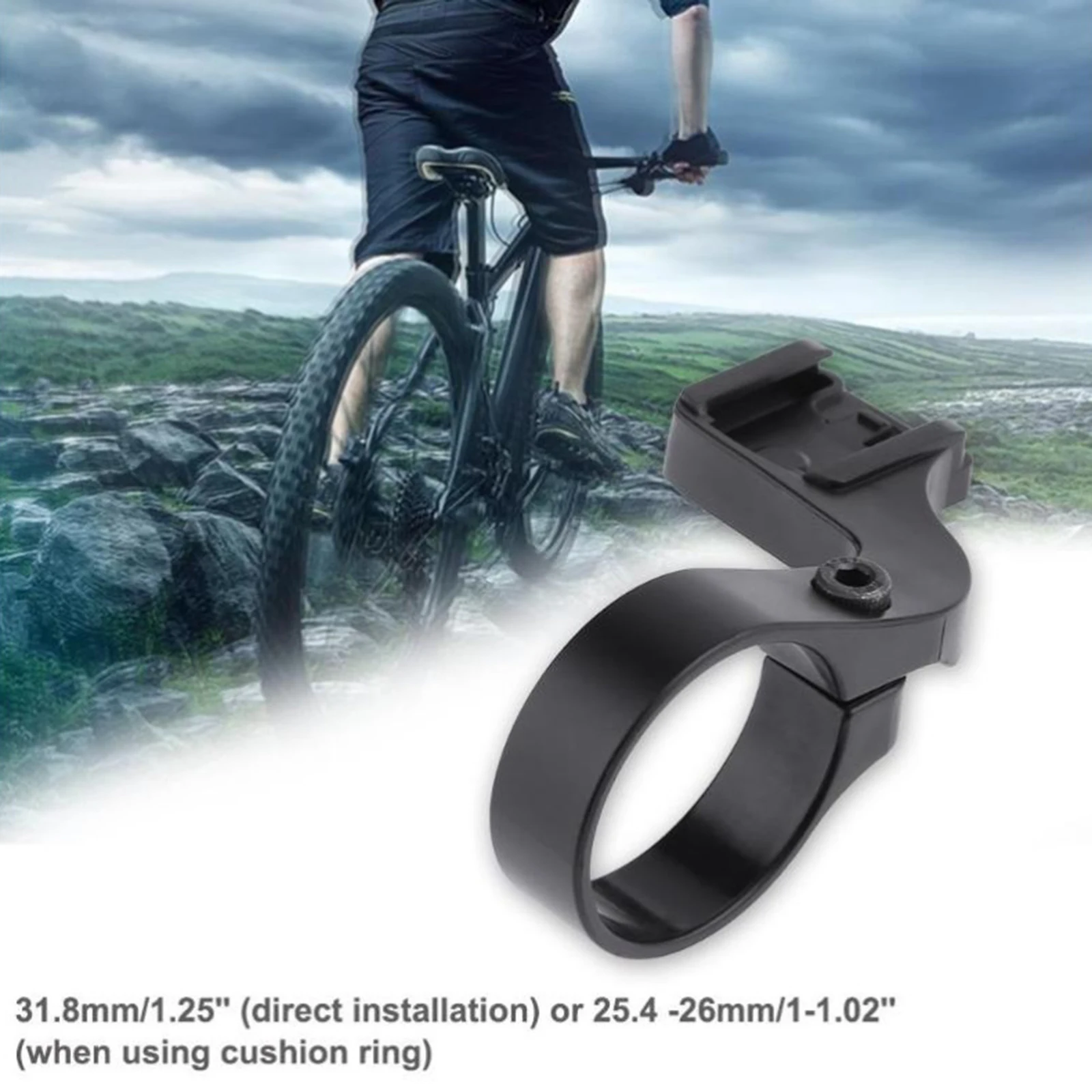 

Bike Computer Mount Bicycle Holder 31.8mm Handlebar Stem Rack for Garmin