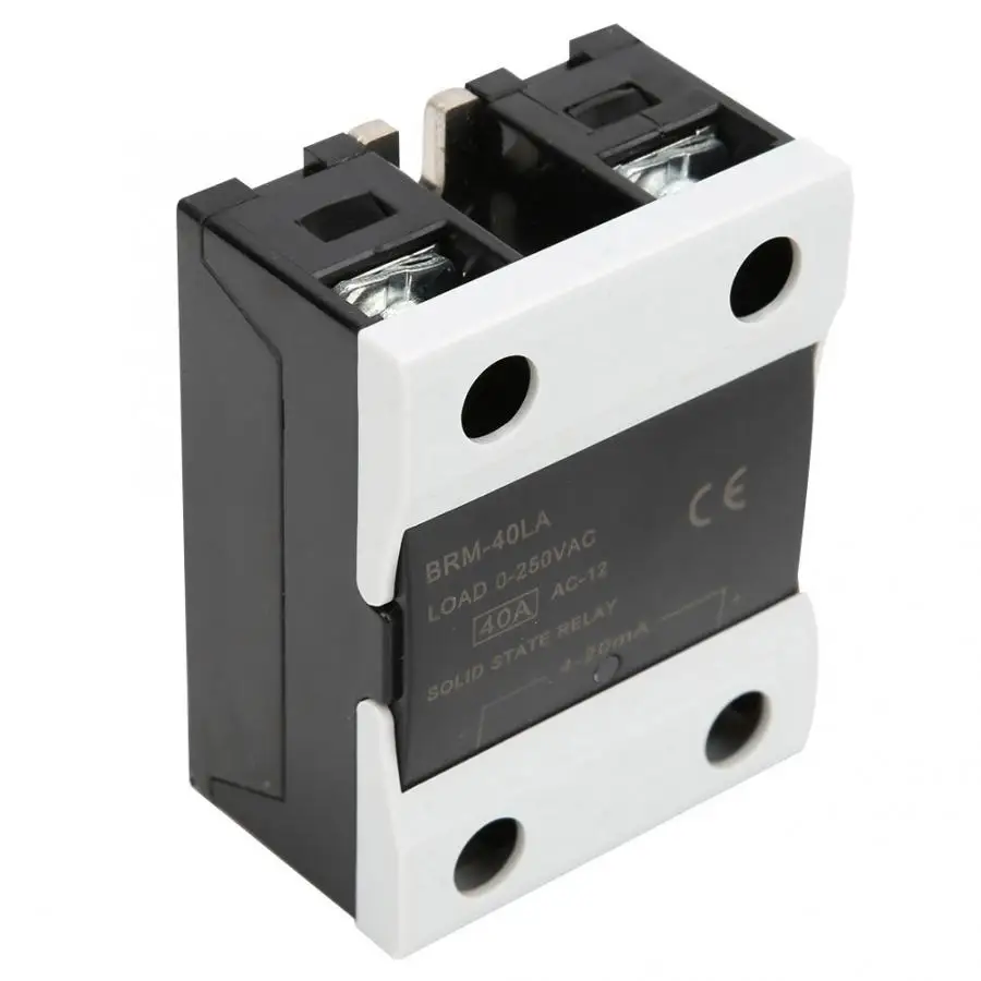 Твердотельное реле Rele BRM 40LA твердотельное 4 ~ 20mA AC 0 250V 40A огнезащитное реле|Реле| |