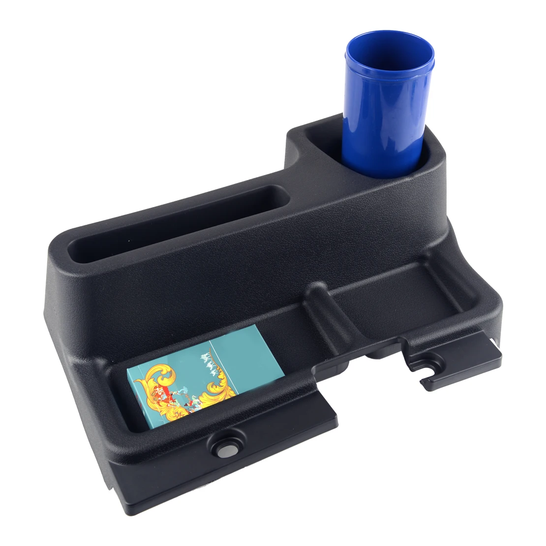 

DWCX Plastic Black Car Center Console Storage Box Case Tray Fit for Toyota Land Cruiser LC70 LC71 LC76 LC77 LC79