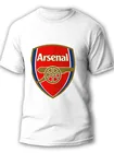 Футболка мужская белая Арсенал (Arsenal, футбол, Пьер-Эмерик Обамеянг) 5714